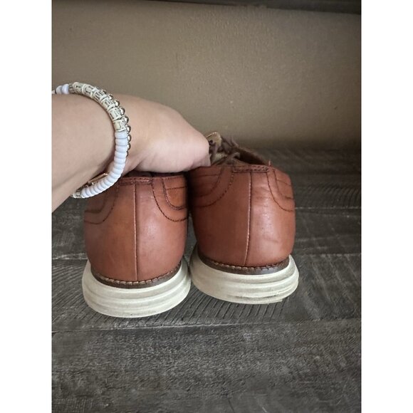 Cole Haan Men Original Grand Shortwing Ox Woodbury/Ivory C26471 US 10.5 M - Picture 4 of 6